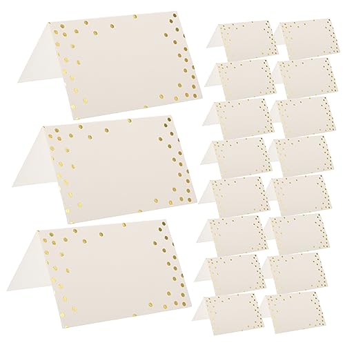 Holibanna 50 Stück Sitzplatzkarte Namenskarten Sitzplatzschilder Silber Gruß Punkt mal hochzeitskarte wedding card wedding decor leere Papierkarten Tischkarten für die Tischdekoration Golden Holibanna 50 Stück Sitzplatzkarte Namenskarten Sitzplatzschilder Silber Gruß Punkt mal hochzeitskarte wedding card wedding decor leere Papierkarten Tischkarten für die Tischdekoration Golden von Holibanna