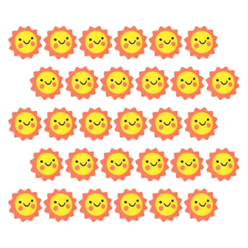 Holibanna 50 Stück Sonnenblumen-radiergummi Mini -tierrotler Süße Mini-radierer Winzige Radiergummis Für Radiergummi Mit Bleistiftspitze Kindergummi Kleine Radiergummis Orange von Holibanna
