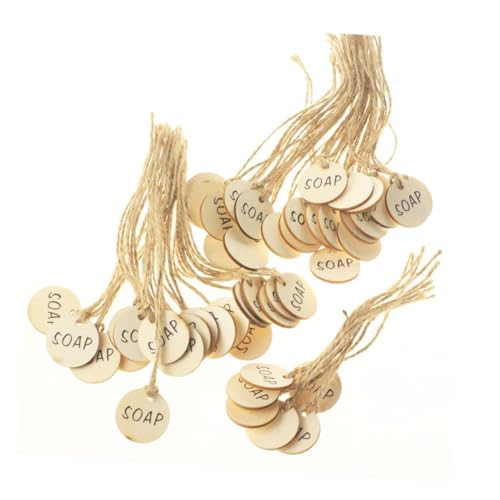 Holibanna 50 Stück Teiliges Rundes Hängendes Holz DIY anhänger mit Buchstaben Langlebige Weinflaschen dekoration Vielseitige Geschenkanhänger für Hochzeit Party und Heimdekoration von Holibanna