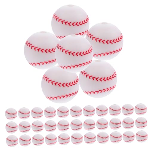 Holibanna 50 Stück Teiliges Silikon Sportperlen für DIY Armbänder Halsketten Schmuckzubehör Stabile Langlebige Spacer Perlen Geeignet für Handwerksprojekte und Personalisierte Holibanna 50 Stück Teiliges Silikon Sportperlen für DIY Armbänder Halsketten Schmuckzubehör Stabile Langlebige Spacer Perlen Geeignet für Handwerksprojekte und Personalisierte von Holibanna