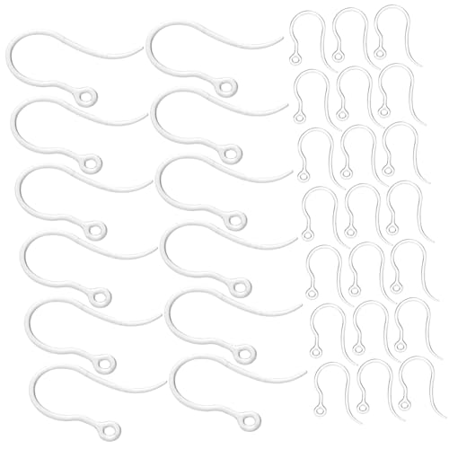 Holibanna 50 Stück Transparente Harz Ohrhaken für Diy Ohrringe Hypoallergen und Leicht für Schmuckherstellung und Bastelprojekte Ohrstecker für Sicheren Halt Holibanna 50 Stück Transparente Harz Ohrhaken für Diy Ohrringe Hypoallergen und Leicht für Schmuckherstellung und Bastelprojekte Ohrstecker für Sicheren Halt von Holibanna