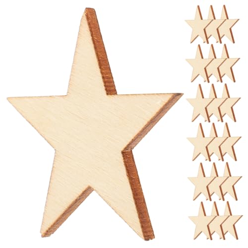Holibanna 50 Stück Unfertige Holzsterne für Bastelarbeiten Holzscheiben für Diy Dekorationen für Hochzeit Geburtstag und Kreative Projekte Holibanna 50 Stück Unfertige Holzsterne für Bastelarbeiten Holzscheiben für Diy Dekorationen für Hochzeit Geburtstag und Kreative Projekte von Holibanna
