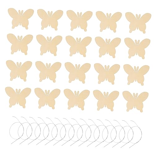 Holibanna 50 Stück Unlackierte Holzschmetterlinge DIY Holz Ausschnitte für Bastelprojekte Dekorationen und Kreative Aktivitäten für Feste und Feiern Holibanna 50 Stück Unlackierte Holzschmetterlinge DIY Holz Ausschnitte für Bastelprojekte Dekorationen und Kreative Aktivitäten für Feste und Feiern von Holibanna