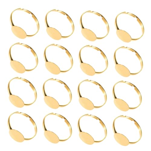 Holibanna 50 Stück Verstellbare Ringrohlinge Flacher Sockel Ringe Einstellbar Diy Schmuckherstellung Zubehör Für Verschiedene Fingergrößen Und Kreative Bastelprojekte Holibanna 50 Stück Verstellbare Ringrohlinge Flacher Sockel Ringe Einstellbar Diy Schmuckherstellung Zubehör Für Verschiedene Fingergrößen Und Kreative Bastelprojekte von Holibanna