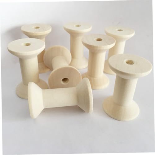 Holibanna 50 Stück Vintage Holz Garnspulen Leere Fadenspulen Holzspulen zum Basteln DIY Nähen Stickerei Zubehör Natürliches Holz für Garnaufbewahrung und Handarbeiten Holibanna 50 Stück Vintage Holz Garnspulen Leere Fadenspulen Holzspulen zum Basteln DIY Nähen Stickerei Zubehör Natürliches Holz für Garnaufbewahrung und Handarbeiten von Holibanna
