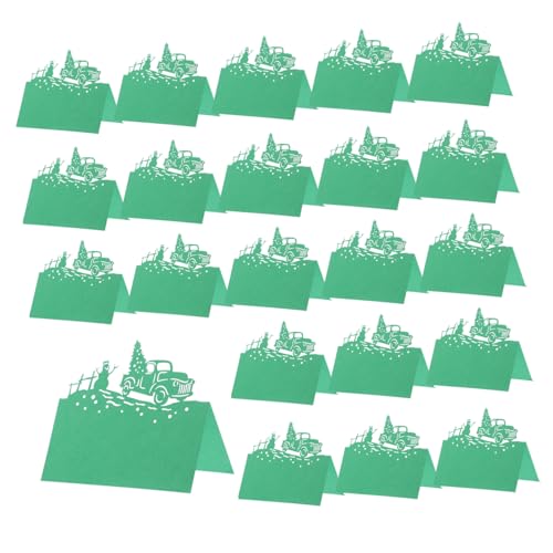 Holibanna 50 Stück Weihnachtsbaumtischkarte Platzkarten mit Namen Namensschilder für Tischbestuhlung Sitzkarten Zeltkarten für die Tischdekoration Tischzelte Papier Green Holibanna 50 Stück Weihnachtsbaumtischkarte Platzkarten mit Namen Namensschilder für Tischbestuhlung Sitzkarten Zeltkarten für die Tischdekoration Tischzelte Papier Green von Holibanna