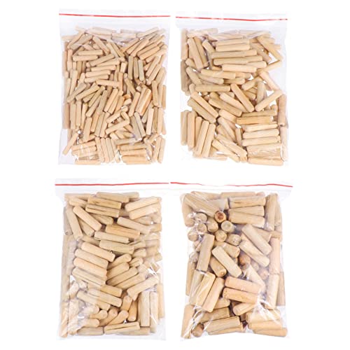 Holibanna 500Stücke Holzdübel Runde Geriffelte Holzverbindungen aus Hartholz Robuste Möbelbeschläge Holibanna 500Stücke Holzdübel Runde Geriffelte Holzverbindungen aus Hartholz Robuste Möbelbeschläge von Holibanna