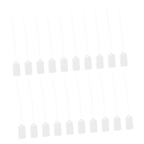 Holibanna 500Stücke Preisschilder mit Schnur Schmuck Tags Papier Preisetiketten für Kleidung Langlebig und Praktisch für Dekoration und Wichtige Botschaften von Holibanna