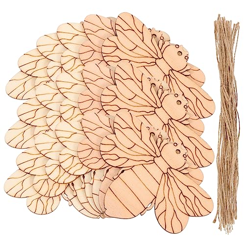 Holibanna 50Sätze Unvollendete Holzscheiben für DIY Kunsthandwerk Holzchips Aufhängen Naturbelassen Projekte und Bastelarbeiten mit Freunden Holibanna 50Sätze Unvollendete Holzscheiben für DIY Kunsthandwerk Holzchips Aufhängen Naturbelassen Projekte und Bastelarbeiten mit Freunden von Holibanna