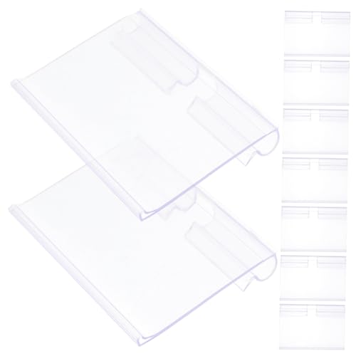 Holibanna 50Stücke Etikettenhalter Transparente Schilderständer Für Werbeinformationen Für Geschäfte Supermärkte Und Ausstellungen Holibanna 50Stücke Etikettenhalter Transparente Schilderständer Für Werbeinformationen Für Geschäfte Supermärkte Und Ausstellungen von Holibanna