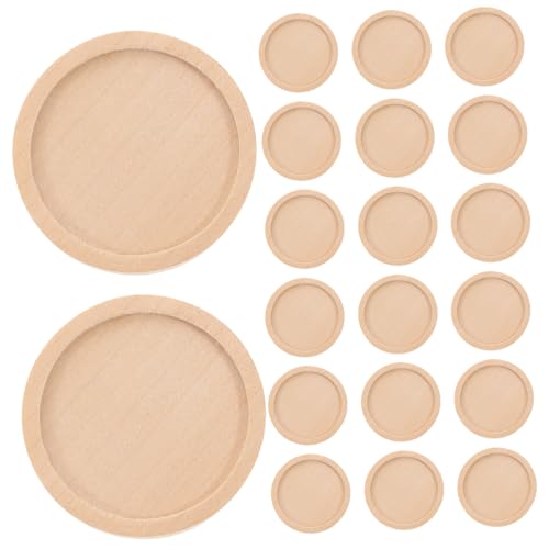 Holibanna 50Stücke Holz Runde Tabletts Außendurchmesser Innendurchmesser Khaki Schmuck Basis für DIY Anhänger Retro Handwerk Zubehör für Holibanna 50Stücke Holz Runde Tabletts Außendurchmesser Innendurchmesser Khaki Schmuck Basis für DIY Anhänger Retro Handwerk Zubehör für von Holibanna