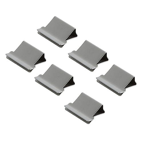 Holibanna 50Stücke Muschelclip Spender Für Büroklammern Metall Nachfüllclips Und Hefter Zubehör Für Schule Und Büro Wiederverwendbar Und Tragbar Für Dokumentenorganisation von Holibanna