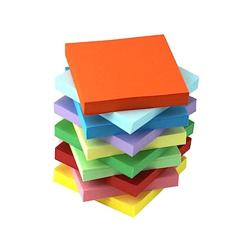 Holibanna 5200 Stück Bunte Bastelpapier Faltpapier für Kindergarten mit Blättern für Diy Projekte und Kreative Handarbeiten von Holibanna