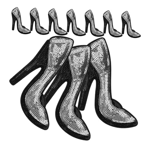 Holibanna 5Paare Dekorative Patches Für Kleidung Hochhackige Schuh Applikationen Kleidungsreparatur Zubehör Aufnähbare Patches Für DIY Projekte von Holibanna