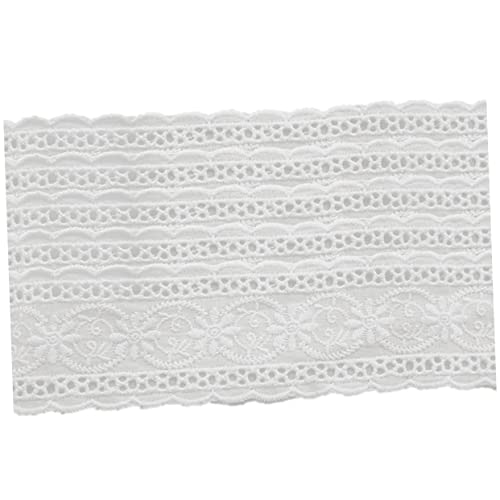 Holibanna 5Stücke DIY Stickerei Spitzenband für Kleidung Modisches Spitzenbesatz für Bekleidung Vielseitig Einsetzbar Langlebig und Sicher der Anwendung von Holibanna