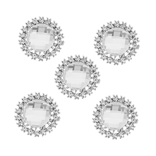 Holibanna 5Stücke Dekorative Knöpfe Austauschbare Kleiderknöpfe Verschleißfestem Runde Kristallknöpfe für DIY Kleidung Mäntel und Freizeitmode von Holibanna