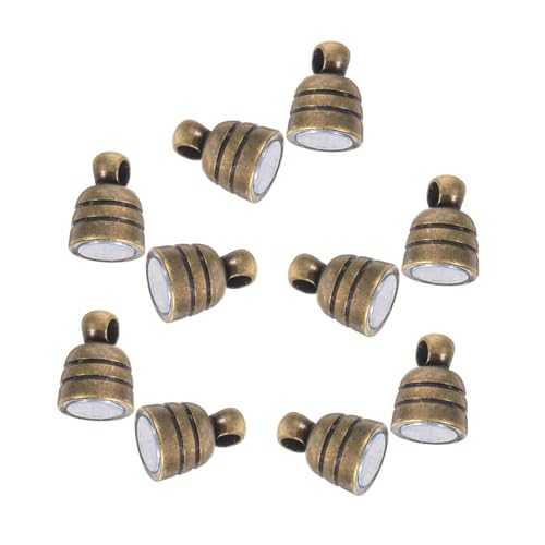 Holibanna 5Stücke Magnetische Halskettenverschlüsse Kupfer Vintage Schmuckverbinder Für DIY Halsketten Und Armbänder Stilvolle Verschlüsse Für Basteln Und Schmuckherstellung von Holibanna