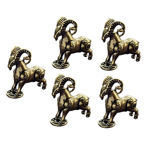 Holibanna 5Stücke Messing Ziegenfiguren Tischdeko für Wohnzimmer Kreative Handwerkskunst für Geburtstags und Feiertagsdekoration für Freunde Holibanna 5Stücke Messing Ziegenfiguren Tischdeko für Wohnzimmer Kreative Handwerkskunst für Geburtstags und Feiertagsdekoration für Freunde von Holibanna