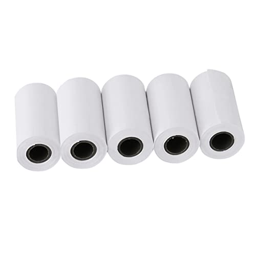 Holibanna 5Stücke Selbstklebende Thermopapier für Versandadressen für Büro Geschäfte und Organisation von Gläsern Flaschen Behältern Weiß von Holibanna