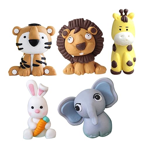 Holibanna 5stücke Teiliges Tierförmige Kuchendekoration Für Kindergeburtstage Adorable Cartoon Tier Toppers Giraffe Tiger Elefant Hase Für Kuchenverzierungen Und Feiern Holibanna 5stücke Teiliges Tierförmige Kuchendekoration Für Kindergeburtstage Adorable Cartoon Tier Toppers Giraffe Tiger Elefant Hase Für Kuchenverzierungen Und Feiern von Holibanna