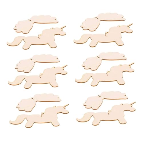 Holibanna 6 Sätze Unlackierte Holzanhänger Einhorn Form DIY Bastelset Glatte Holzscheiben für Bastelprojekte Kreative Hölzerne Dekoration für Tisch und Wand Sichere Naturbelassene Holibanna 6 Sätze Unlackierte Holzanhänger Einhorn Form DIY Bastelset Glatte Holzscheiben für Bastelprojekte Kreative Hölzerne Dekoration für Tisch und Wand Sichere Naturbelassene von Holibanna