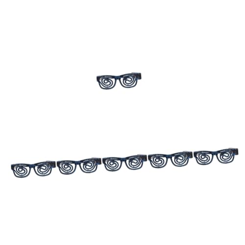 Holibanna 6 Stk Leuchtende Gläser Partygeschenke Für Das Neue Jahr Leuchtende Brillen Lustige Brille Led-leuchtbrille Rave-brille Für Die Party Funkeln Halloween Männer Und Frauen Sport von Holibanna