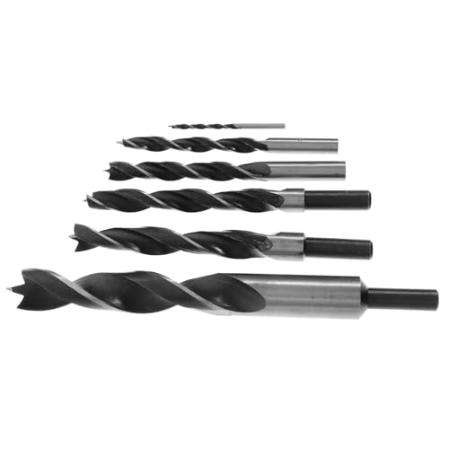 Holibanna 6 Stück Bohrer für die Holzbearbeitung Bohrbits Senkbohrer Schlüssel Bohrer Werkzeug bohrständer Holzbohrer Bohrerbits für Stahl Bohrer Metall Bohrer aus Stahl Kernbohrer von Holibanna