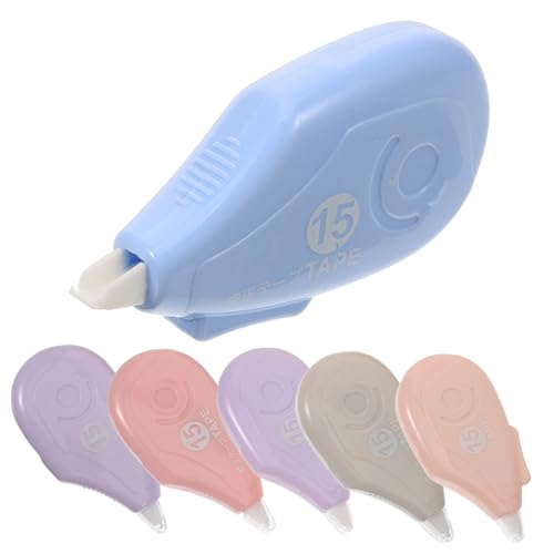 Holibanna 6 Stück Korrekturband Opaque Mattenklebeband für Büro und Schule Ergonomischer Sofortige Trocknungszeit für Schüler und Studenten Zufälligen Farben Zufällige Farbe Holibanna 6 Stück Korrekturband Opaque Mattenklebeband für Büro und Schule Ergonomischer Sofortige Trocknungszeit für Schüler und Studenten Zufälligen Farben Zufällige Farbe von Holibanna