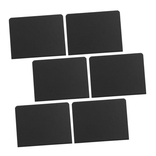 Holibanna 6 Stück Mini Kreidetafeln Wiederverwendbar für Buffet Tischkärtchen Beschriftbar Einfach Aufstellbar für Hochzeit Party Food Labels von Holibanna