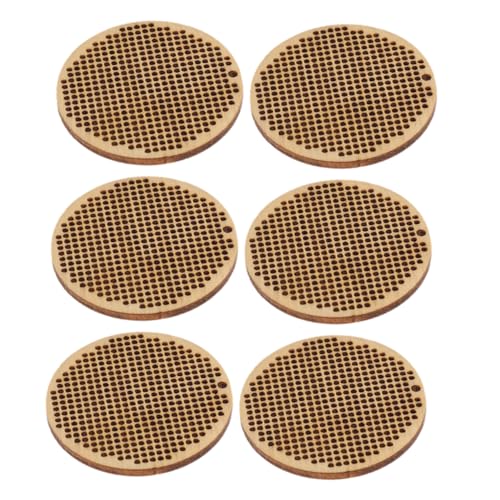 Holibanna 6 Stück Ornamente aus Holzspänen kreuzen Kreuzstichzubehör Handarbeit Stickerei groß Nähzubehör Chips hängende Verzierung Mini-Ornament Mini-Holzreifen Stickzubehör Beige Holibanna 6 Stück Ornamente aus Holzspänen kreuzen Kreuzstichzubehör Handarbeit Stickerei groß Nähzubehör Chips hängende Verzierung Mini-Ornament Mini-Holzreifen Stickzubehör Beige von Holibanna