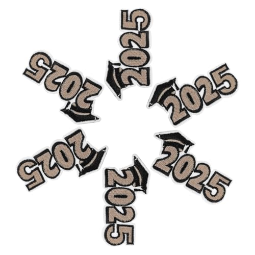 Holibanna 6 Stück Stickerei Bügelbilder für Abschlussfeier Textilaufnäher Diy Mode Projekte Dekorative Patches für Jacken Hüte und Kleidung Festliche Abschlussfeier Andenken Holibanna 6 Stück Stickerei Bügelbilder für Abschlussfeier Textilaufnäher Diy Mode Projekte Dekorative Patches für Jacken Hüte und Kleidung Festliche Abschlussfeier Andenken von Holibanna