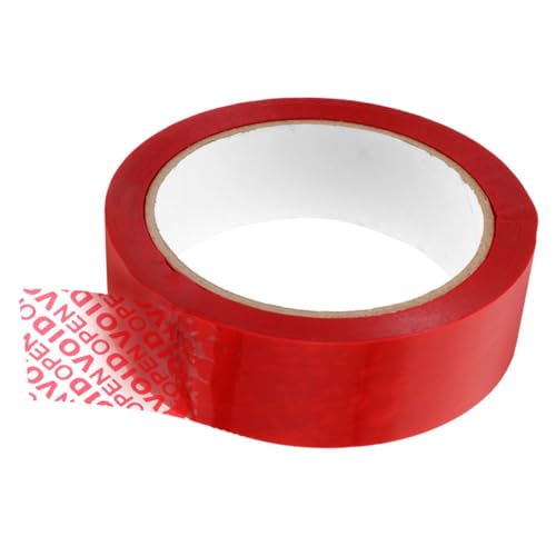 Holibanna 6 Stück Tamper Evident Verpackungsband Rot Sicherheitsband für Versand Diebstahlschutz mit Sichtbarer Void meldung Schwer Entfernbar Vielseitig für Pakete Zuverlässiger Schutz vor von Holibanna