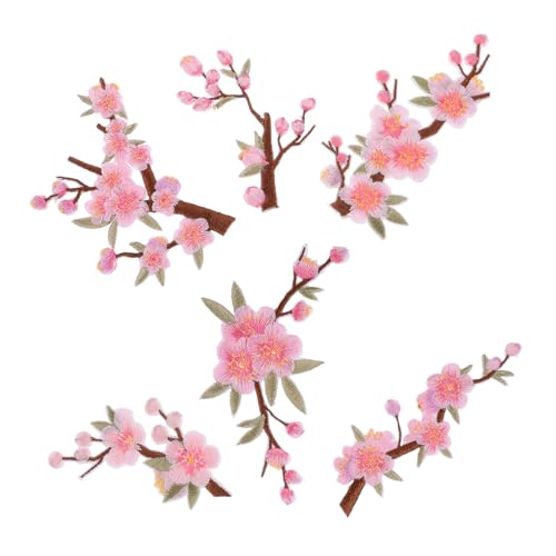 Holibanna 6 Stück Teiliges Bestickte Pflaumenblüten Stoffapplikationen mit Kleberückseite Blumen Näh-patches für DIY Kleidung Taschen Hüte Vielseitig für Baumwolle Leinen Synthetik Geeignet Holibanna 6 Stück Teiliges Bestickte Pflaumenblüten Stoffapplikationen mit Kleberückseite Blumen Näh-patches für DIY Kleidung Taschen Hüte Vielseitig für Baumwolle Leinen Synthetik Geeignet von Holibanna