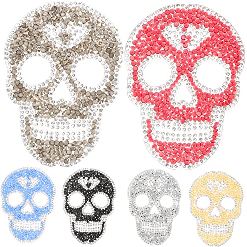 Holibanna 6 Stück Teiliges Bügelbild Strass Schädel Patches zum Aufbügeln DIY Kleidung Reparatur Zubehör Aufnäher für Jacken Taschen Schuhe Langlebig Hautfreundlich Vielseitig Einsetzbar Holibanna 6 Stück Teiliges Bügelbild Strass Schädel Patches zum Aufbügeln DIY Kleidung Reparatur Zubehör Aufnäher für Jacken Taschen Schuhe Langlebig Hautfreundlich Vielseitig Einsetzbar von Holibanna
