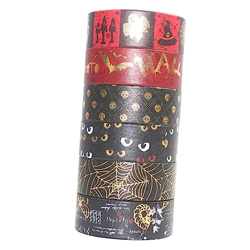 Holibanna 6 Stück Teiliges Halloween Scrapbook Washi Tape mit Bronzing Dekoratives Klebeband für DIY Kalender Tagebuch Geschenkverpackung Einfach Ablösbar Rückstandsfrei Vielseitig Holibanna 6 Stück Teiliges Halloween Scrapbook Washi Tape mit Bronzing Dekoratives Klebeband für DIY Kalender Tagebuch Geschenkverpackung Einfach Ablösbar Rückstandsfrei Vielseitig von Holibanna
