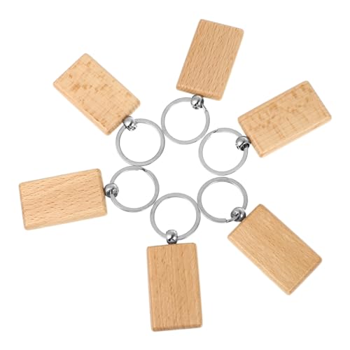 Holibanna 6 Stück Teiliges Massivholz Schlüsselanhänger zum Selbstgestalten Rechteckige Holzanhänger Kreative DIY Deko für Schlüsselbund und Taschen Langlebiges Naturholz Zubehör für Männer Holibanna 6 Stück Teiliges Massivholz Schlüsselanhänger zum Selbstgestalten Rechteckige Holzanhänger Kreative DIY Deko für Schlüsselbund und Taschen Langlebiges Naturholz Zubehör für Männer von Holibanna