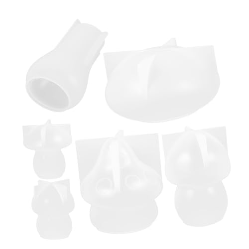 Holibanna 6 Stück Teiliges Pilz DIY Silikonform Flexible Epoxidharz Gießform Reißfeste und Langlebige Silikonform für Detailreiche Pilz dekorationen Einfach zu Entformen für Bastel von Holibanna