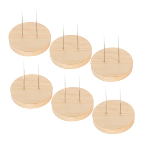 Holibanna 6 Stück Teiliges Puppenständer mit Präziser Holzbasis Stabiler Halterung für Häkelpuppen Kompakt und Vielseitig für Desktop Display Langlebig und Rutschfest für Sichere von Holibanna