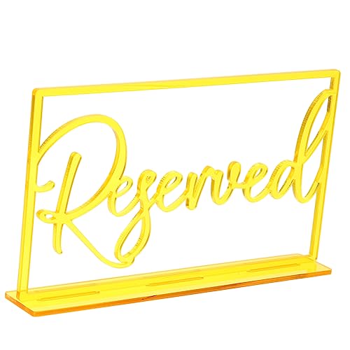 Holibanna 6 Stück Teiliges Reserviert Schild für Hochzeitstische Tischplatzreservierung Vielseitig für Hochzeiten Geschäftsveranstaltungen und Abendpartys Geeignet Holibanna 6 Stück Teiliges Reserviert Schild für Hochzeitstische Tischplatzreservierung Vielseitig für Hochzeiten Geschäftsveranstaltungen und Abendpartys Geeignet von Holibanna