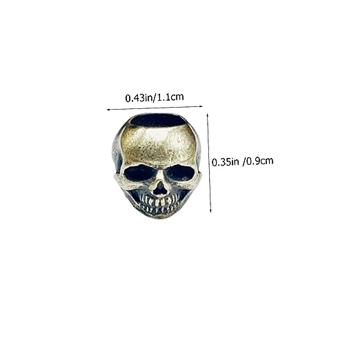 Holibanna 6 Stück Teiliges Schädelperlen aus Messing Lose Halloween Perlen für Armband Basteln Langlebige Gothic Schmuckperlen Geeignet für DIY Schmuckherstellung und Partydekoration Holibanna 6 Stück Teiliges Schädelperlen aus Messing Lose Halloween Perlen für Armband Basteln Langlebige Gothic Schmuckperlen Geeignet für DIY Schmuckherstellung und Partydekoration von Holibanna