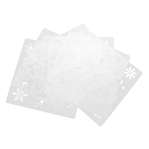 Holibanna 6 Stück Teiliges Schneeflocken Schablonen aus Robustem Glatte Oberfläche Wiederverwendbar für Wand Fenster Papier Stoff für Malvorlagen und DIY Dekoration Holibanna 6 Stück Teiliges Schneeflocken Schablonen aus Robustem Glatte Oberfläche Wiederverwendbar für Wand Fenster Papier Stoff für Malvorlagen und DIY Dekoration von Holibanna