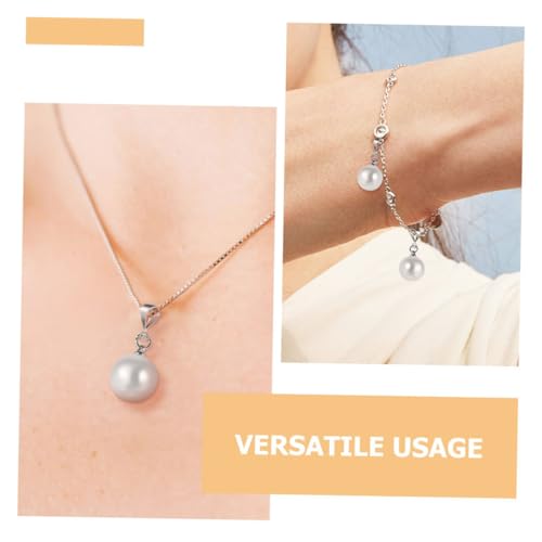Holibanna 6 Stück Teiliges Silber Schmuckverschluss Platiniertes Charm Schiebeelement mit Anhängerschlaufe für Halsketten Leichte Ergonomische Verbinder für Diy Schmuckherstellung und Holibanna 6 Stück Teiliges Silber Schmuckverschluss Platiniertes Charm Schiebeelement mit Anhängerschlaufe für Halsketten Leichte Ergonomische Verbinder für Diy Schmuckherstellung und von Holibanna