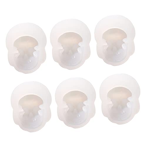 Holibanna 6 Stück Teiliges Silikon Skull Kopf Form Flexible Epoxidharz Gießform für DIY Schmuckherstellung Wiederverwendbar Langlebig und Leicht zu Reinigen für Kreative Bastelprojekte Holibanna 6 Stück Teiliges Silikon Skull Kopf Form Flexible Epoxidharz Gießform für DIY Schmuckherstellung Wiederverwendbar Langlebig und Leicht zu Reinigen für Kreative Bastelprojekte von Holibanna