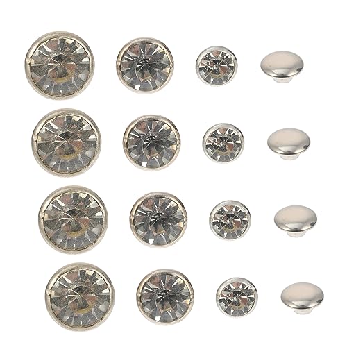 Holibanna 60 Stück Diy Nieten für Kleidung und Taschen Metallische Rivets für Kreative Handwerksprojekte Langlebig und Installieren von Holibanna