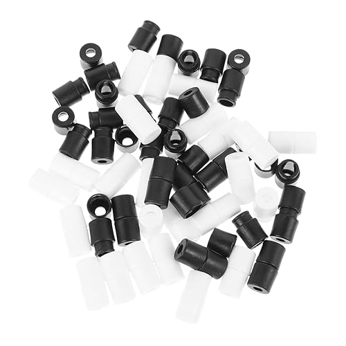 Holibanna 60 Stück Kunststoff Schnallen für Armbänder und Sicherheitsverschlüsse für Diy Schmuckprojekte Weiße und Schwarze Verbindungen Holibanna 60 Stück Kunststoff Schnallen für Armbänder und Sicherheitsverschlüsse für Diy Schmuckprojekte Weiße und Schwarze Verbindungen von Holibanna