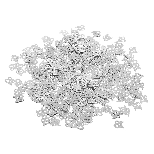 Holibanna 600 Stück Teiliges Silbernes Geburtstags Konfetti mit Zahlenmuster Glänzend und Glatt Tischdeko für Geburtstag Vielseitig für Partys Hochzeiten und DIY Dekorationen Geeignet Holibanna 600 Stück Teiliges Silbernes Geburtstags Konfetti mit Zahlenmuster Glänzend und Glatt Tischdeko für Geburtstag Vielseitig für Partys Hochzeiten und DIY Dekorationen Geeignet von Holibanna