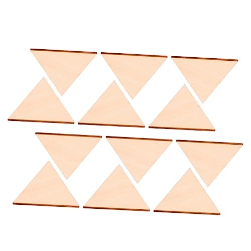 Holibanna 60Stücke DIY Holz Triangel Anhänger Unvollendete Holzausschnitte Naturholz Dekoration Zum Basteln Dreiecksform Holzstücke Für Projekte Und DIY Ornamente von Holibanna