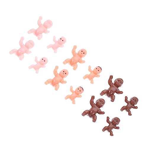 Holibanna 60Stücke Teiliges Babybadenspielzeug Mini Plastikbabys für Shower Spiele Eisspiel und Kreative Bastelideen für Wasserspaß im Pool Badewanne von Holibanna