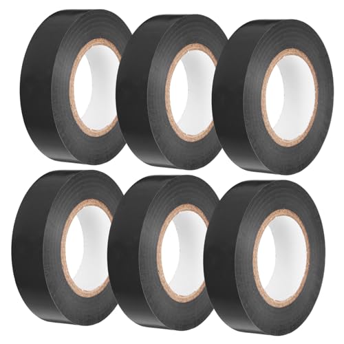 Holibanna 6Rollen Isolierband Stark Selbstklebend Material für Isolierung Reparatur Schutz von Kabeln Elektrisches Klebeband für Sichere Anwendungen Holibanna 6Rollen Isolierband Stark Selbstklebend Material für Isolierung Reparatur Schutz von Kabeln Elektrisches Klebeband für Sichere Anwendungen von Holibanna