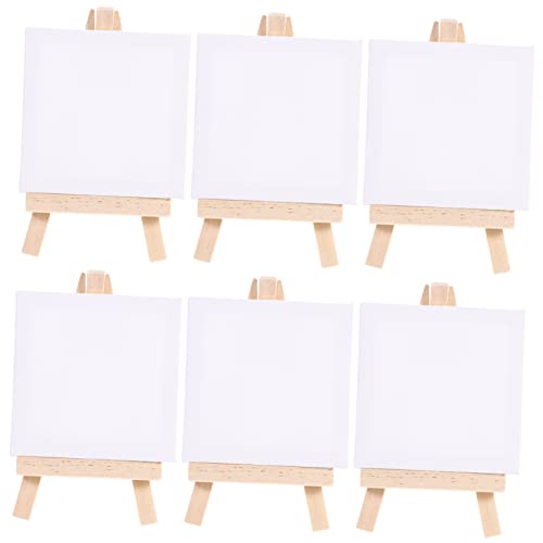 Holibanna 6Sätze Mini Staffelei Holz Für Künstler Teiliges Mit Leeren Leinwänden Für Anfänger Und Kunsthobbys Farbpräsentation Holibanna 6Sätze Mini Staffelei Holz Für Künstler Teiliges Mit Leeren Leinwänden Für Anfänger Und Kunsthobbys Farbpräsentation von Holibanna